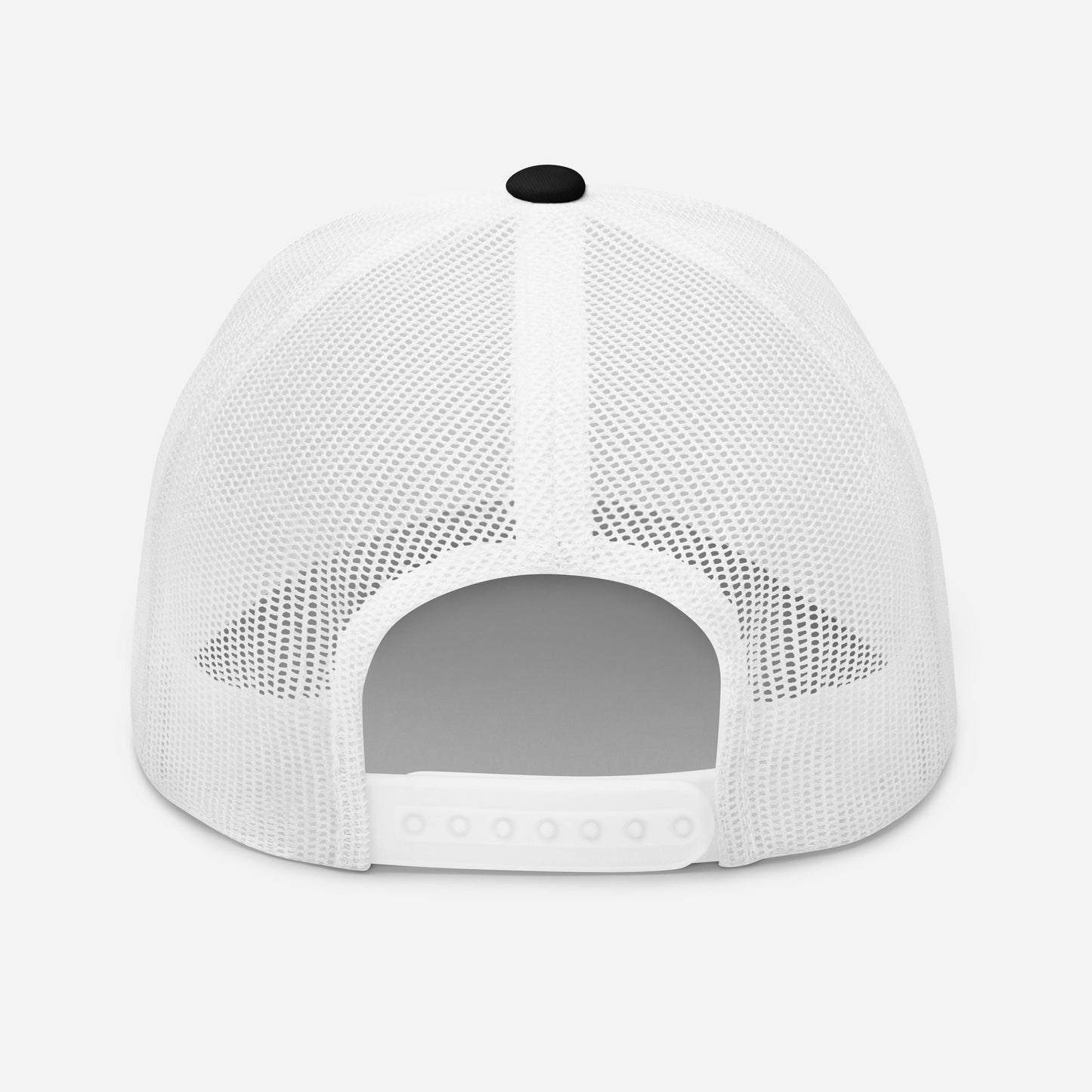 B. SMELL THE FLOWERS - BLACK AND WHITE (Trucker Cap)