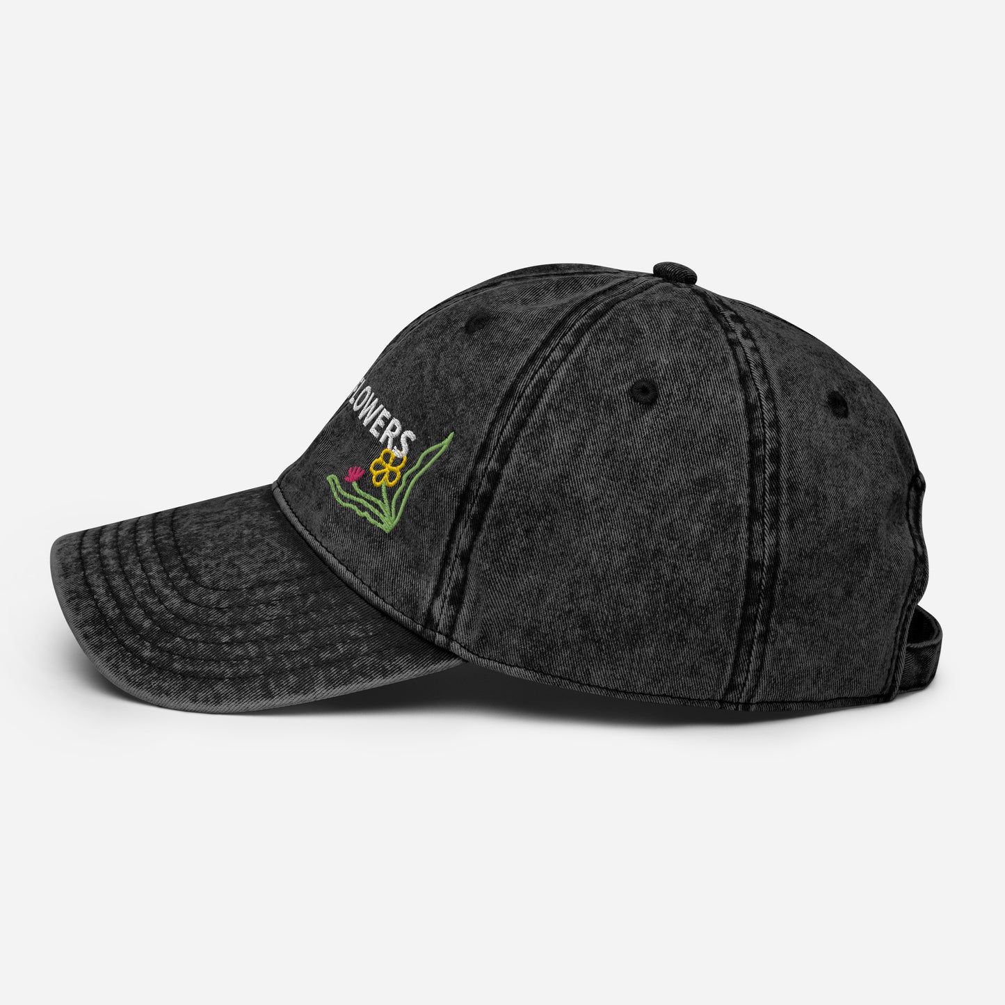 B. SMELL THE FLOWERS  - Vintage Cotton Twill Cap